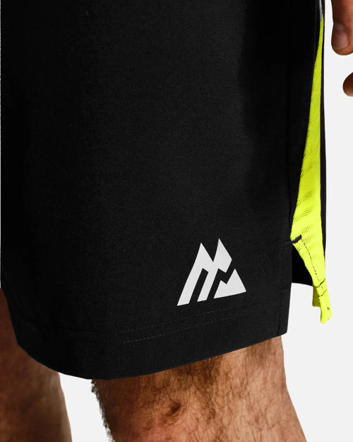 Short Montirex Tide - Noir/Jaune - Footkorner