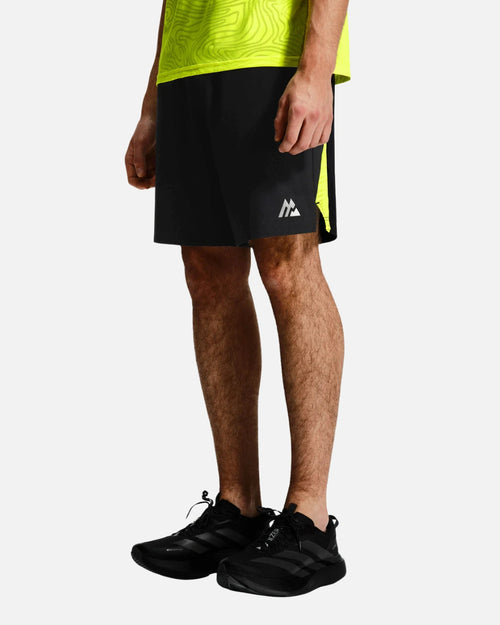 Short Montirex Tide - Noir/Jaune - Footkorner