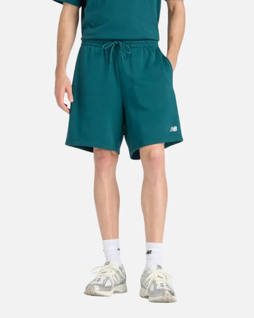 Short New Balance Essentials French Terry - Verde - Footkorner