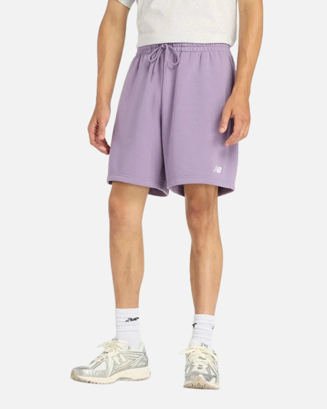 New Balance Essentials French Terry Shorts - Violett