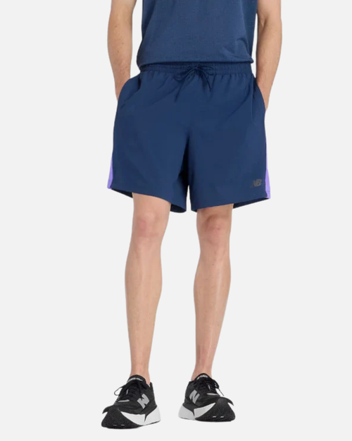 Short New Balance Fast Days 7 - Bleu - Footkorner