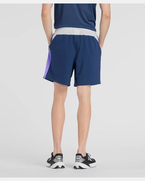 Short New Balance Fast Days 7 - Bleu - Footkorner