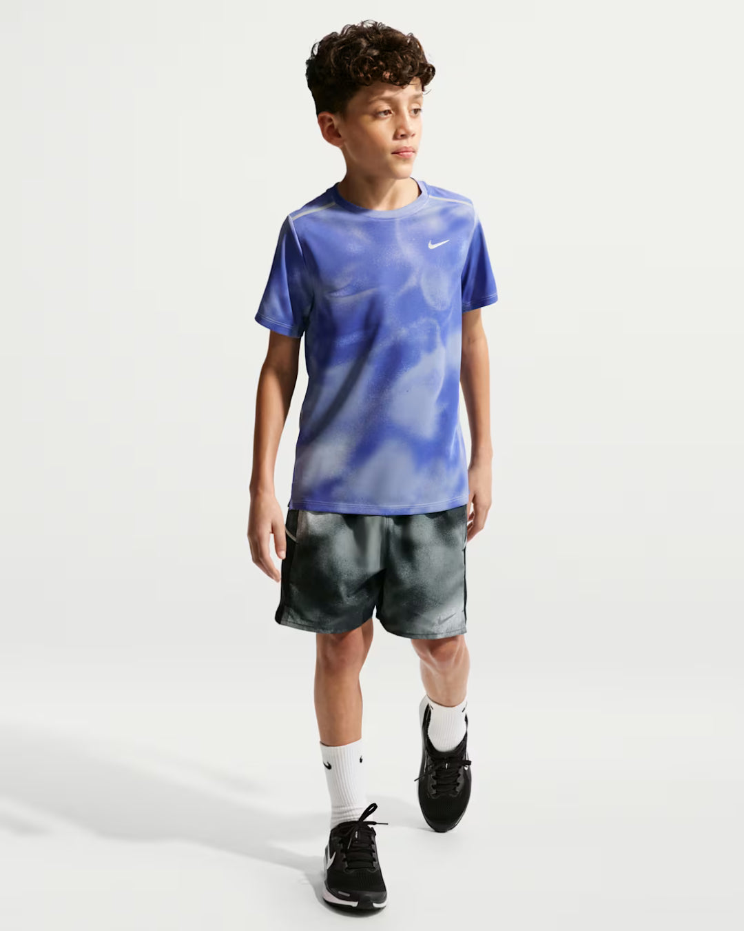 FootkornerShort Nike Drit-Fit Miler Junior - Noir