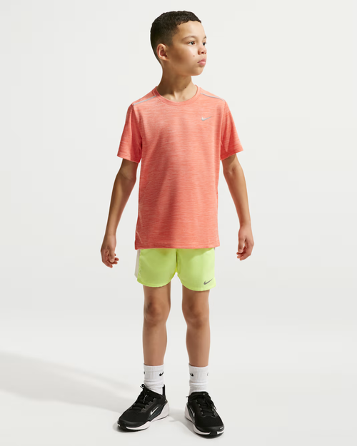 Short Nike Miler Junior - Jaune - Footkorner