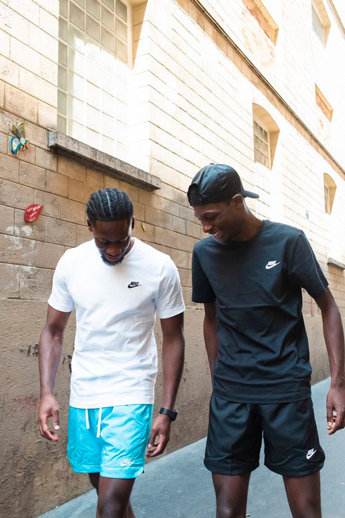Short Nike Sportswear Sport Essentials - Bleu/Blanc - Footkorner