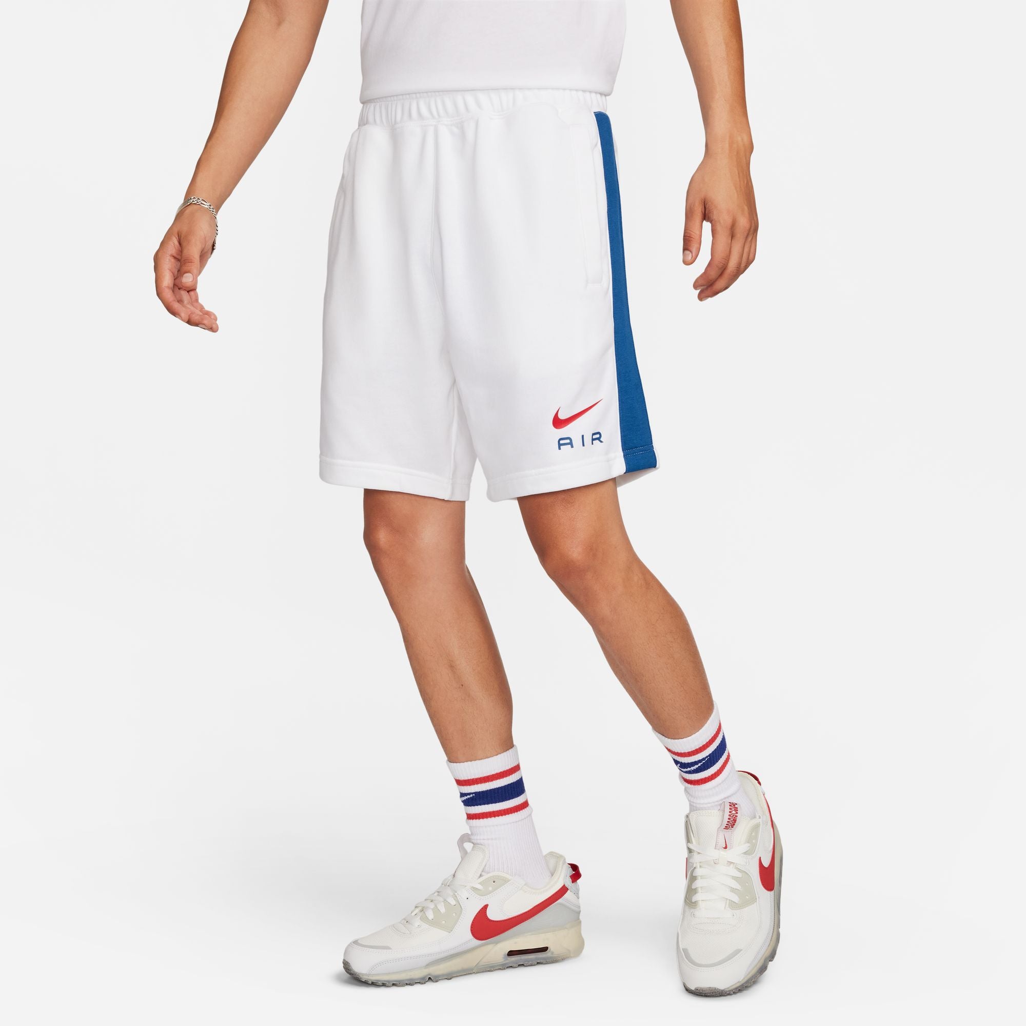 Nike Swoosh Air Fleece Shorts - White