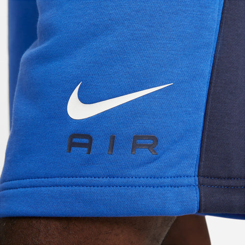 Kurzes Nike Swoosh Air Fleece - Blau - Footkorner