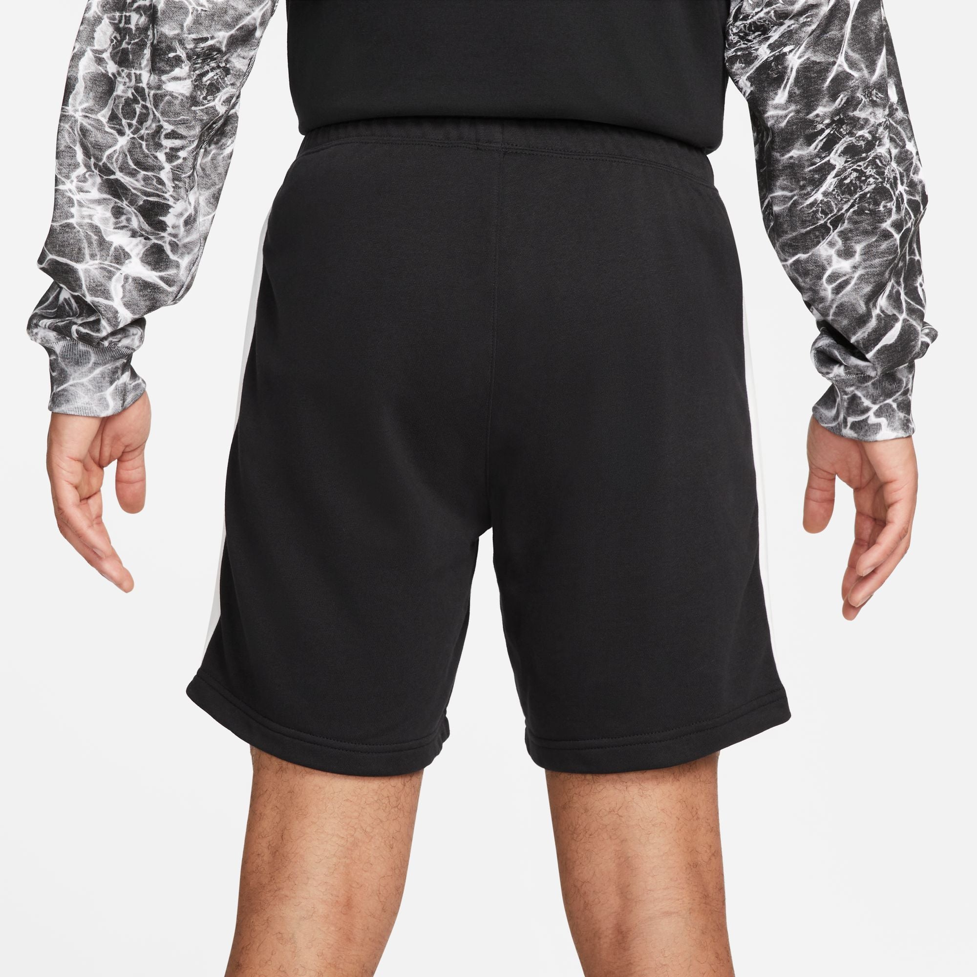 Nike Swoosh Air Fleece Shorts - Black/White