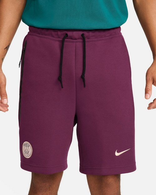 Short Nike x PSG Tech Fleece - Bordeaux - Footkorner