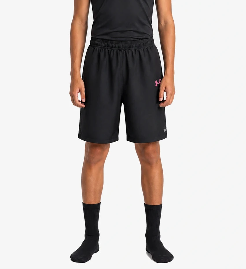 Pantalones cortos Under Armour Tech Utility Junior - Gris/Verde - Footkorner - Footkorner