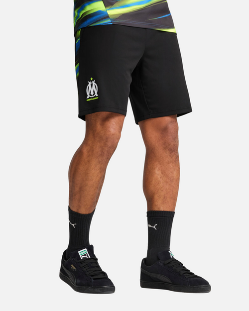 Short OM Faster 2024/2025 - Noir/Jaune/Bleu - Footkorner