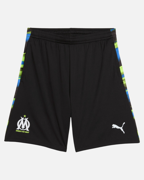 Short OM Faster 2024/2025 - Noir/Jaune/Bleu - Footkorner