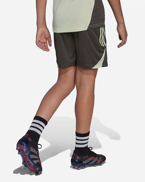 Real Madrid Junior Training Shorts 2025/2026 - Khaki/Green - Footkorner