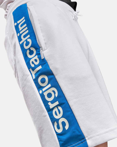 Sergio Tacchini Fascia Shorts - White/Blue - Footkorner