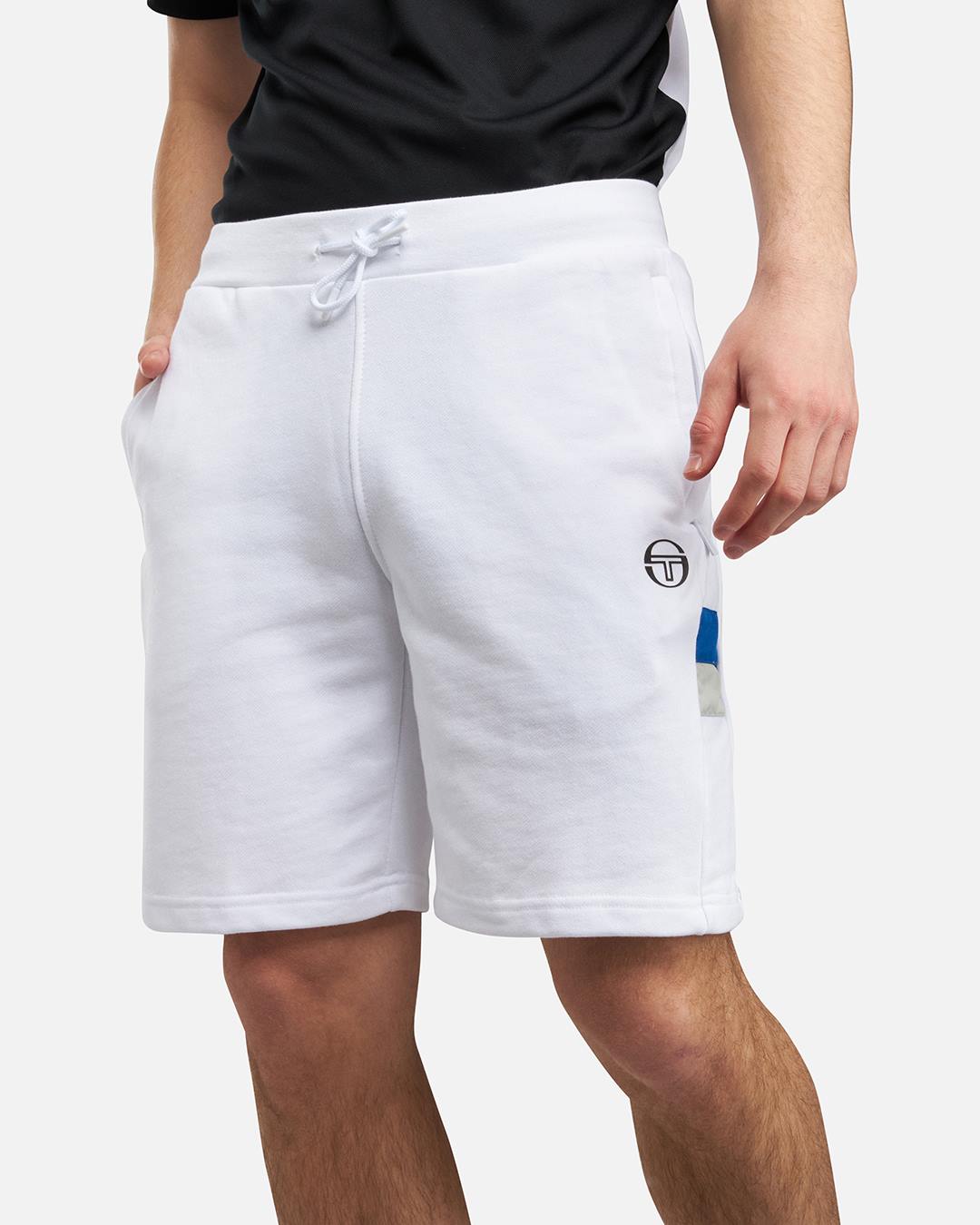 Pantaloncini con fascia Sergio Tacchini - Bianco/Blu