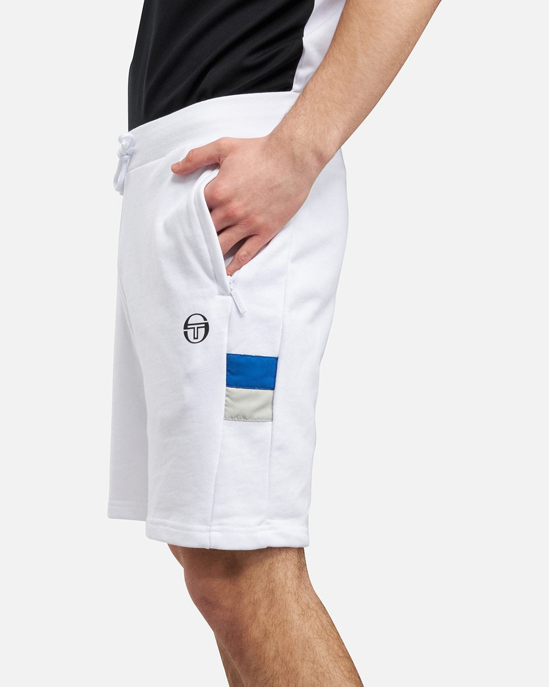 FootkornerSergio Tacchini Fascia Shorts - White/Blue
