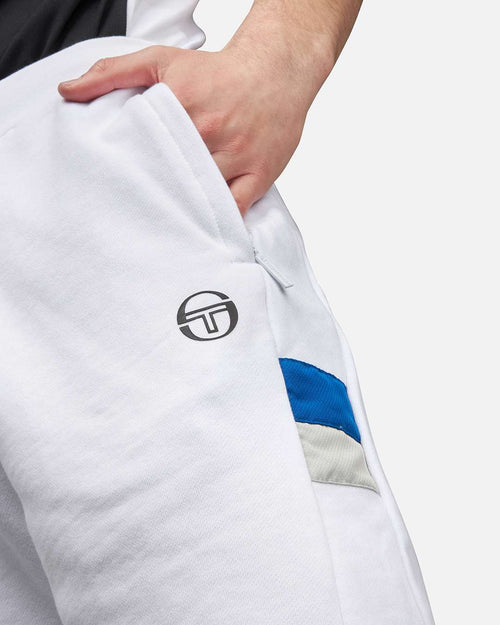 Sergio Tacchini Fascia Shorts - White/Blue - Footkorner