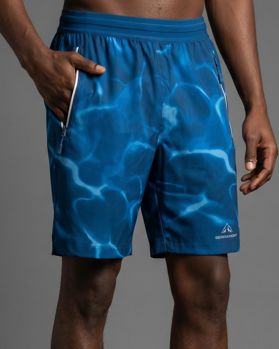 FootkornerShort Serramont Wave - Bleu