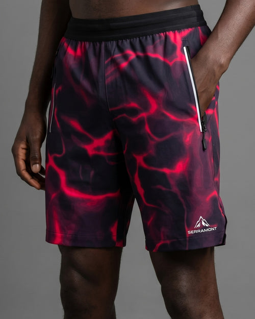 Short Serramont Wave - Noir/Rose - Footkorner