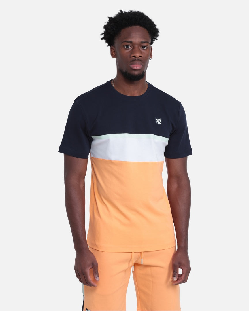 FK Sicarios Pastell T-Shirt – Orange/Weiß/Blau