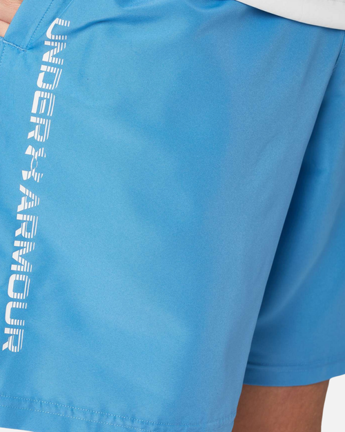 Kurze Under Armour Tech Schriftzug - Blau - Footkorner