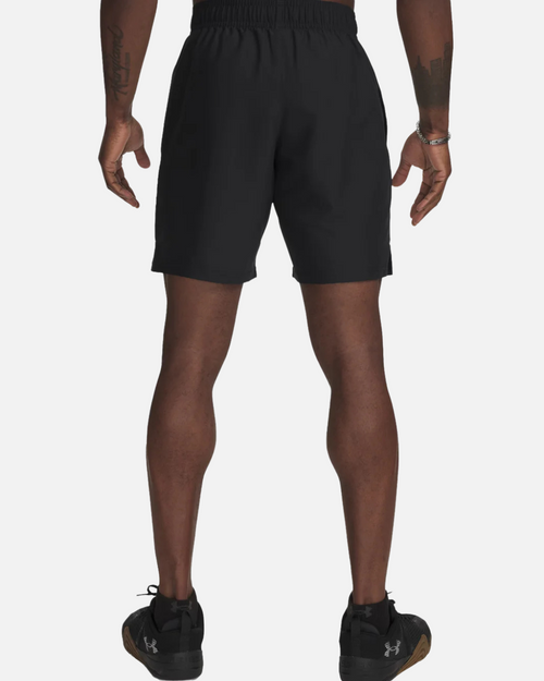 Short Under Amour Tech  Wordmark - Noir/Orange - Footkorner