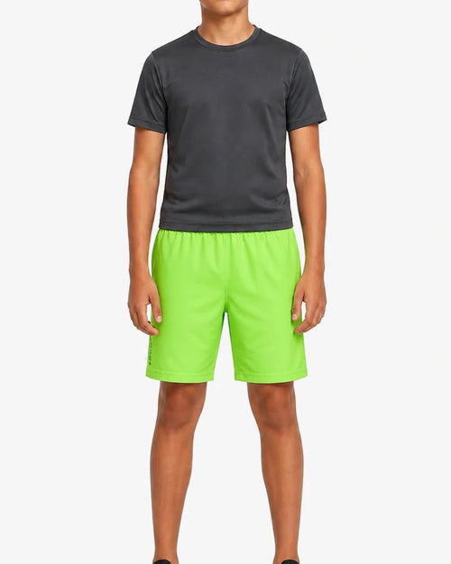 Short Under Amour Tech Wordmark Junior - Vert - Footkorner