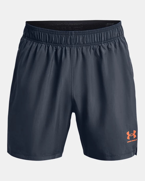 Under Armor Accelerate Shorts - Grey/Orange - Footkorner