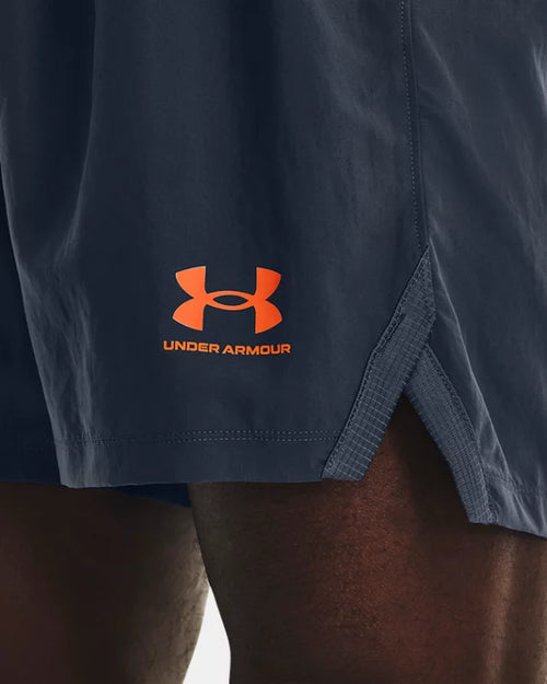 Under Armor Accelerate Shorts - Grey/Orange - Footkorner