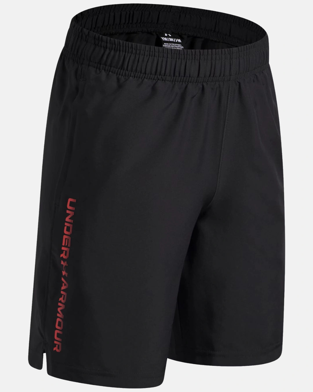Short Under Armour Tech Woven Wordmark - Negro/Rojo