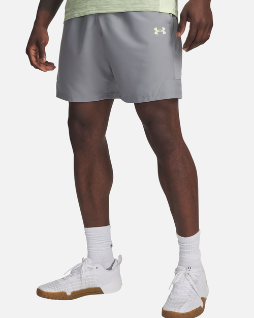 Short Under Armour Tech Utility - Gris/Vert - Footkorner