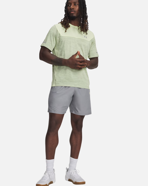 Short Under Armour Tech Utility - Gris/Vert - Footkorner