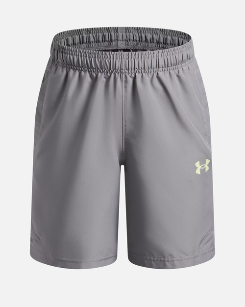 Short Under Armour Tech Utility Junior - Gris/Vert - Footkorner