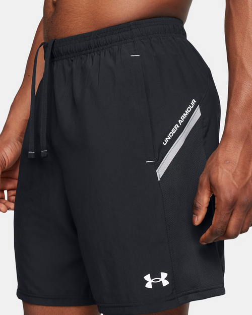 Short Under Armour Tech Utility - Noir - Footkorner
