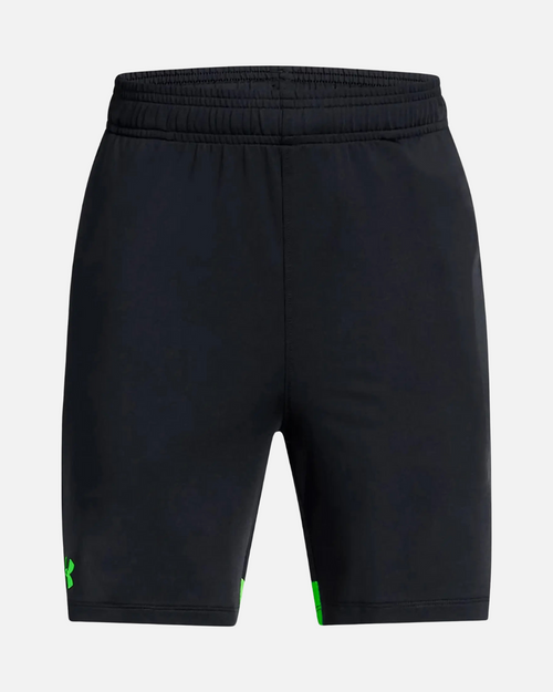 Pantaloncini Under Armour Tech Vent Jacquard Junior - Nero/Verde - Footkorner