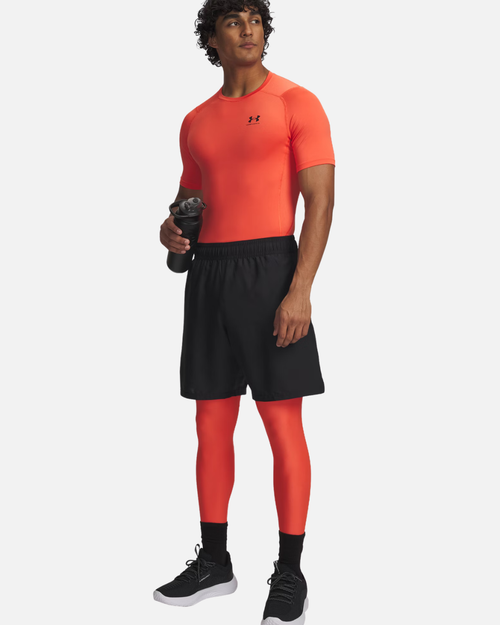 Short Under Armour Tech Woven Wordmark - Noir/Rouge - Footkorner