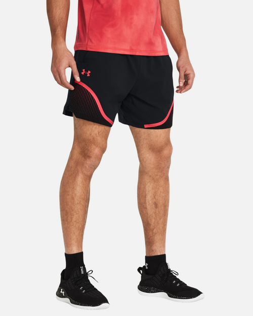 Short Under Armour Vanish Woven Graphic 6 - Noir/Rouge - Footkorner