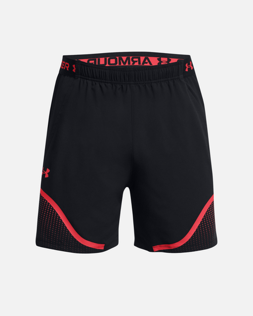 Short Under Armour Vanish Woven Graphic 6 - Noir/Rouge - Footkorner