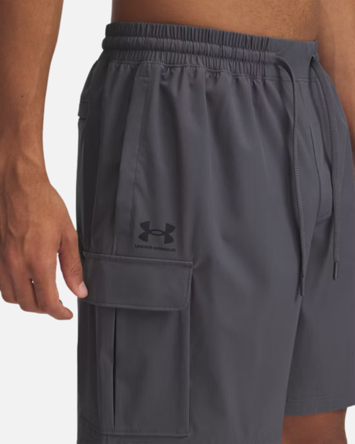 Pantaloncini Under Armour Vibe Cargo - Grigio - Footkorner