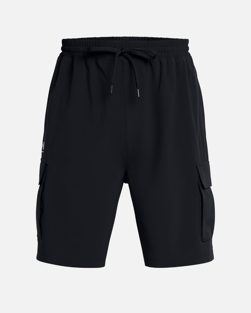 ua vibe woven cargo short-blk {Color} - Footkorner