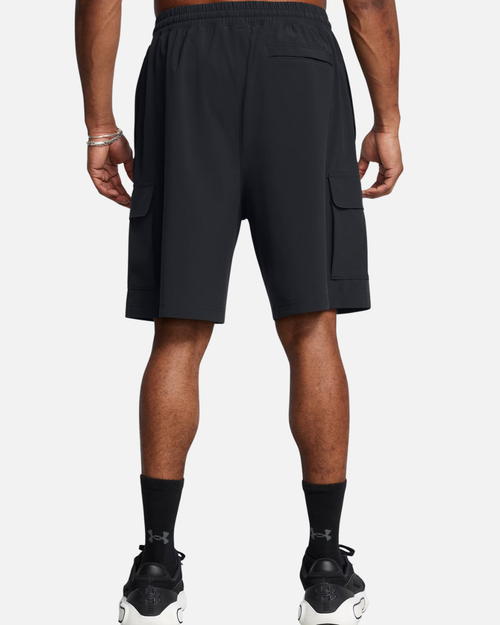 ua vibe woven cargo short-blk {Color} - Footkorner