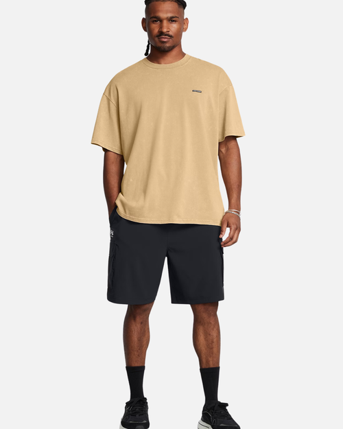 ua vibe woven cargo short-blk {Color} - Footkorner