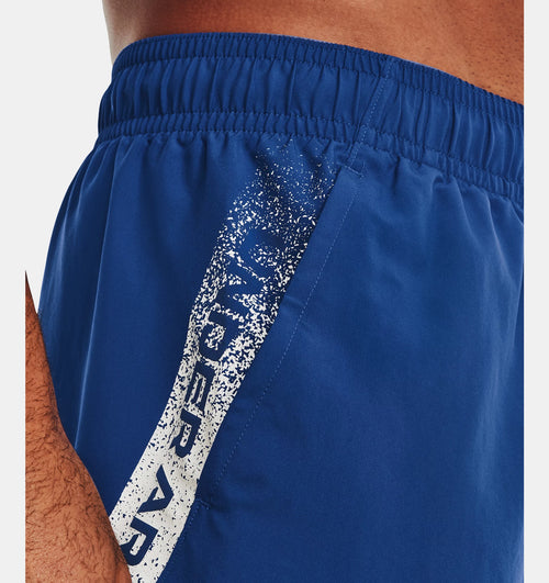 Short Under Armour Woven Graphic - Bleu/Blanc - Footkorner