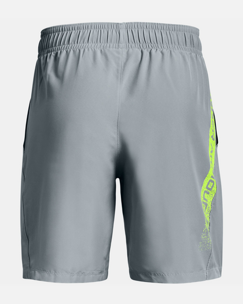 Short Under Armour Woven Graphic - Gris/Jaune - Footkorner