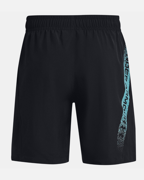 Short Under Armour Woven Graphic - Noir/Bleu - Footkorner