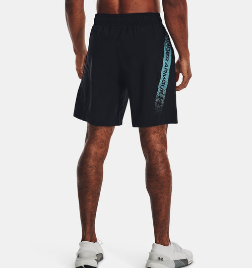 Short Under Armour Woven Graphic - Noir/Bleu - Footkorner