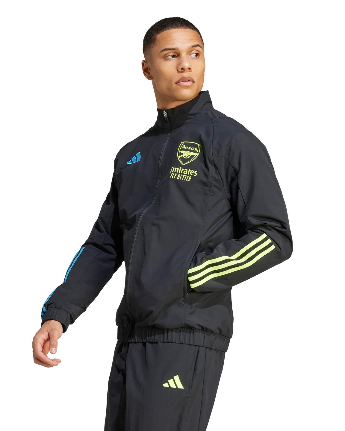 Arsenal-Trainingsanzug 2023/2024 – Schwarz