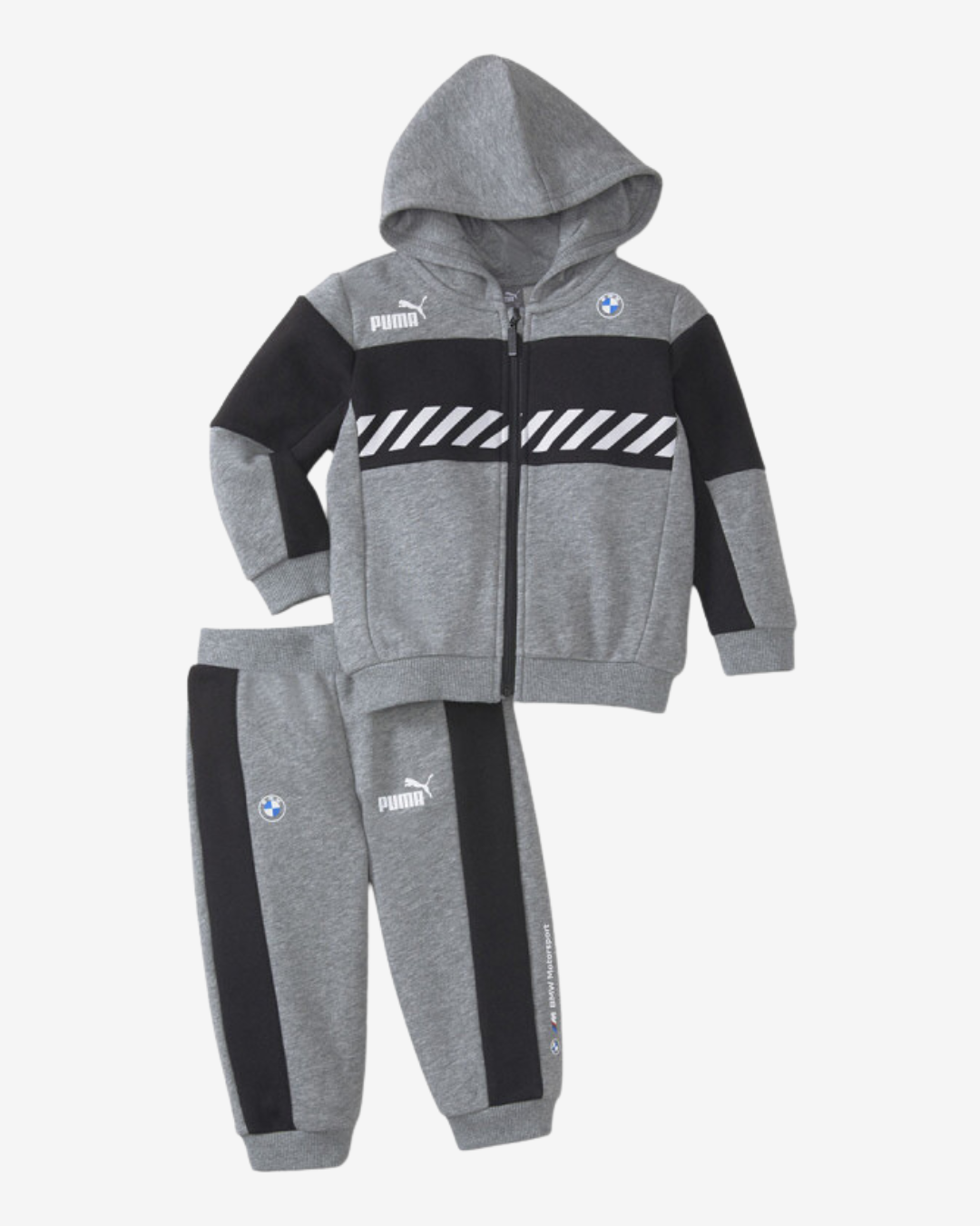 Survêtement Bébé Puma BMW Motorsport - Gris/Noir/Blanc