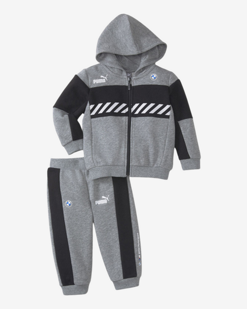 Puma BMW Motorsport Baby Tracksuit - Grey/Black/White - Footkorner