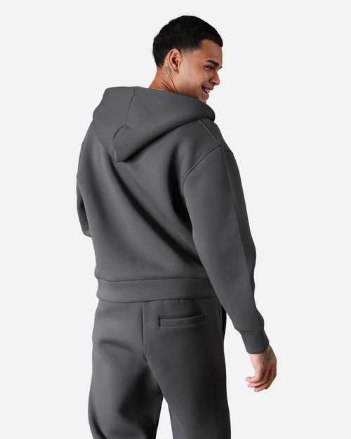 Survêtement Basic Homme Oversize – Gris Anthracite - Footkorner